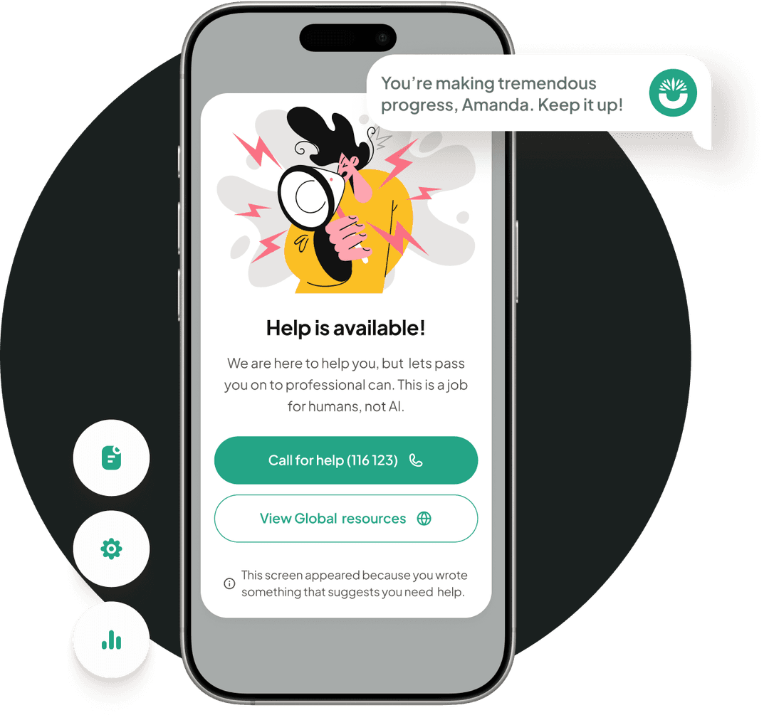 Emotional Support Chatbot Interface